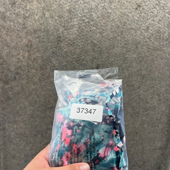 Lilly Pulitzer Camisole Women XS Blue Pink Floral Rayon Sleeveless Tank Shirt - Picture 8 of 9